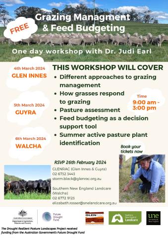 GLENRAC SNEL Grazing Management Feed Budgeting Event Notice