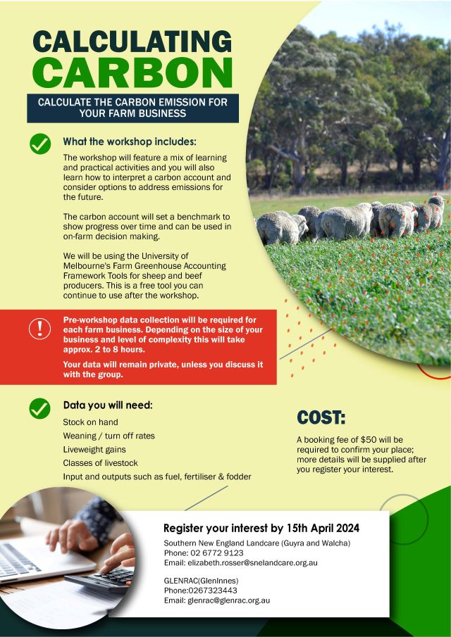 GLENRAC SNEL Calculating Carbon Event Notice 1 Page 2 640