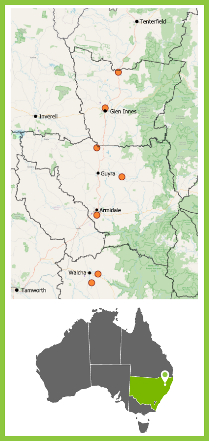 Participant locations as at 2024