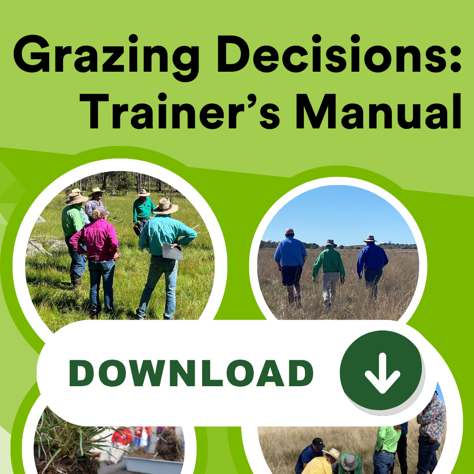 Click the image to download the PDF version of the Drought Resilient Pasture Landscape project's Trainer's Manual